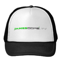 Verde & preto do chapéu de James Doré.TV Boné
