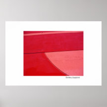 Vermelho & cor-de-rosa - poster ou impressão