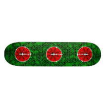 Vermelho ideal do coletor do rosário skate