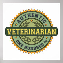 Veterinário autêntico posters