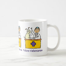 Veterinário futuro - menino canecas
