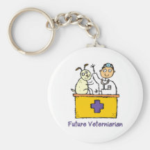Veterinário futuro - menino chaveiro