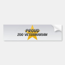 Veterinário orgulhoso do jardim zoológico adesivo