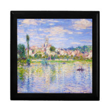 Vetheuil no verão Claude Monet Caixa De Persentes