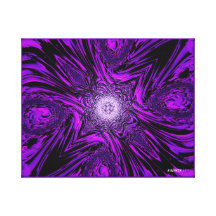 vetor-um do purpple impressão de canvas envolvida