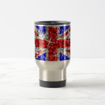 Viagem BRITÂNICO do Glitz/caneca da viagem ao trab