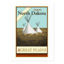 Viagem North Dakota Cartoes Postais