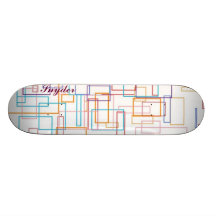 Viagem quadrada skates personalizados