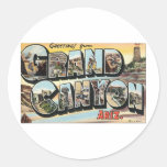 Viagens vintage do Grand Canyon Adesivos