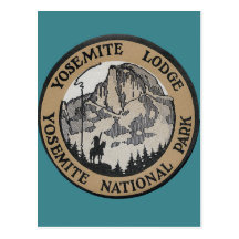 Viagens vintage - Yosemite Cartao Postal