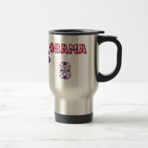 Viajante de Obama 8 da caserna/caneca da viagem ao
