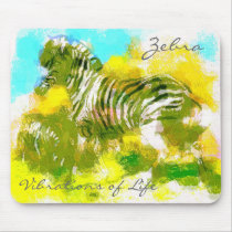 Vibrações do ~ da zebra da vida mousepads