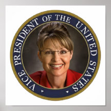 Vice-presidente Sarah Palin Poster