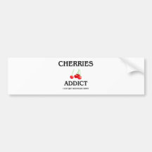 Viciado das cerejas adesivo
