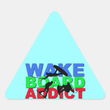 Viciado de Wakeboard Adesivo Triângulo