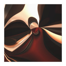 Vício castanho chocolate da arte abstracta das can impressão de canvas envolvida