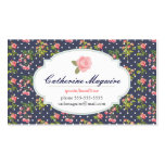 Victorian do vintage floral alguma ocupação cartão de visita