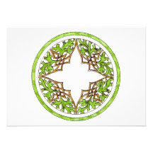Victorian ou gráfico decorativo celta convites personalizado