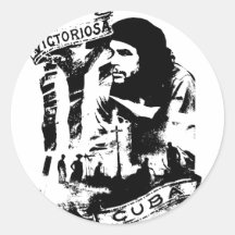 Victoriosa Cuba Adesivo Redondo