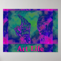 Vida 2 da arte posteres