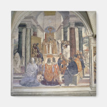 Vida de St. Benedict (fresco) (detalhe) Imã De Refrigerador