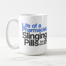 Vida de uma caneca do farmacêutico