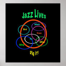 Vidas do jazz pôsteres