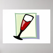 Vidro de vinho poster