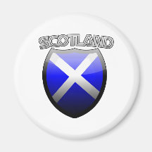 Vidro retro de Scotland Imã
