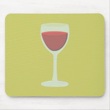 Vidro vinho copo de vinho glass of wine mousepads