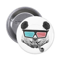 Vidros 3-D da panda do vintage Boton