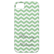 Viga na moda do verde limão com nome iPhone 5 capa