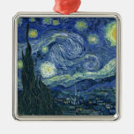 Vincent van Gogh a noite estrelado Enfeite Para Arvore De Natal