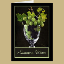 Vinho do verão postais