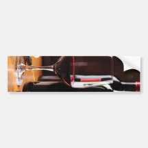Vinho tinto adesivo