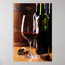 Vinho tinto impressão