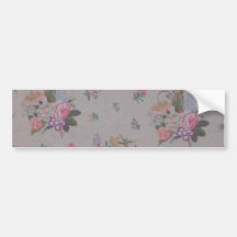 Vintage bonito floral adesivo