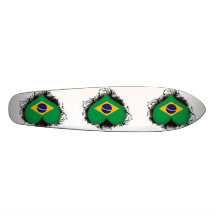 Vintage eu amo Brasil Skates