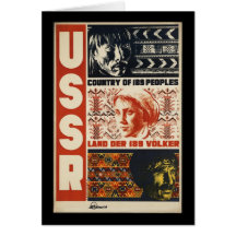Vintage URSS Cartões