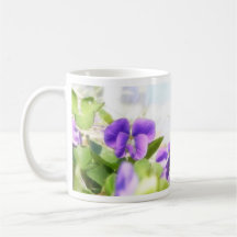 Violeta bonita do primavera caneca