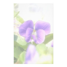 Violeta bonita do primavera papelaria personalizada