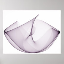 Violeta das curvas de seno três da arte Op Impressão