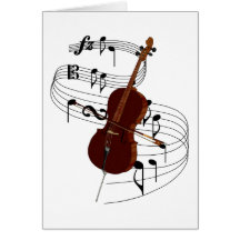 Violoncelo Cartão
