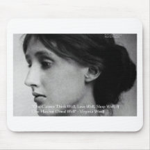 Virgínia Woolf janta/presentes bons das citações a Mousepads