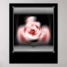 Visão borrada poster