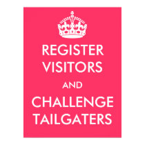 Visitantes do registro e poster de Tailgaters do d pôsteres