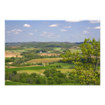 Vista cénico da terra ao sul do Arcadia, 2 Impressão Fotográfica