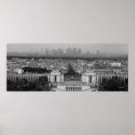 vista da torre Eiffel Poster