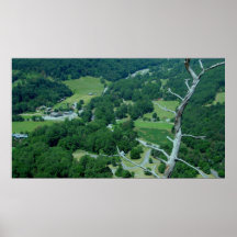 Vista das rochas do Seneca, West Virginia Posters