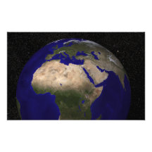 Vista de África, Europa, o Médio Oriente, e dentro Impressão Fotográfica